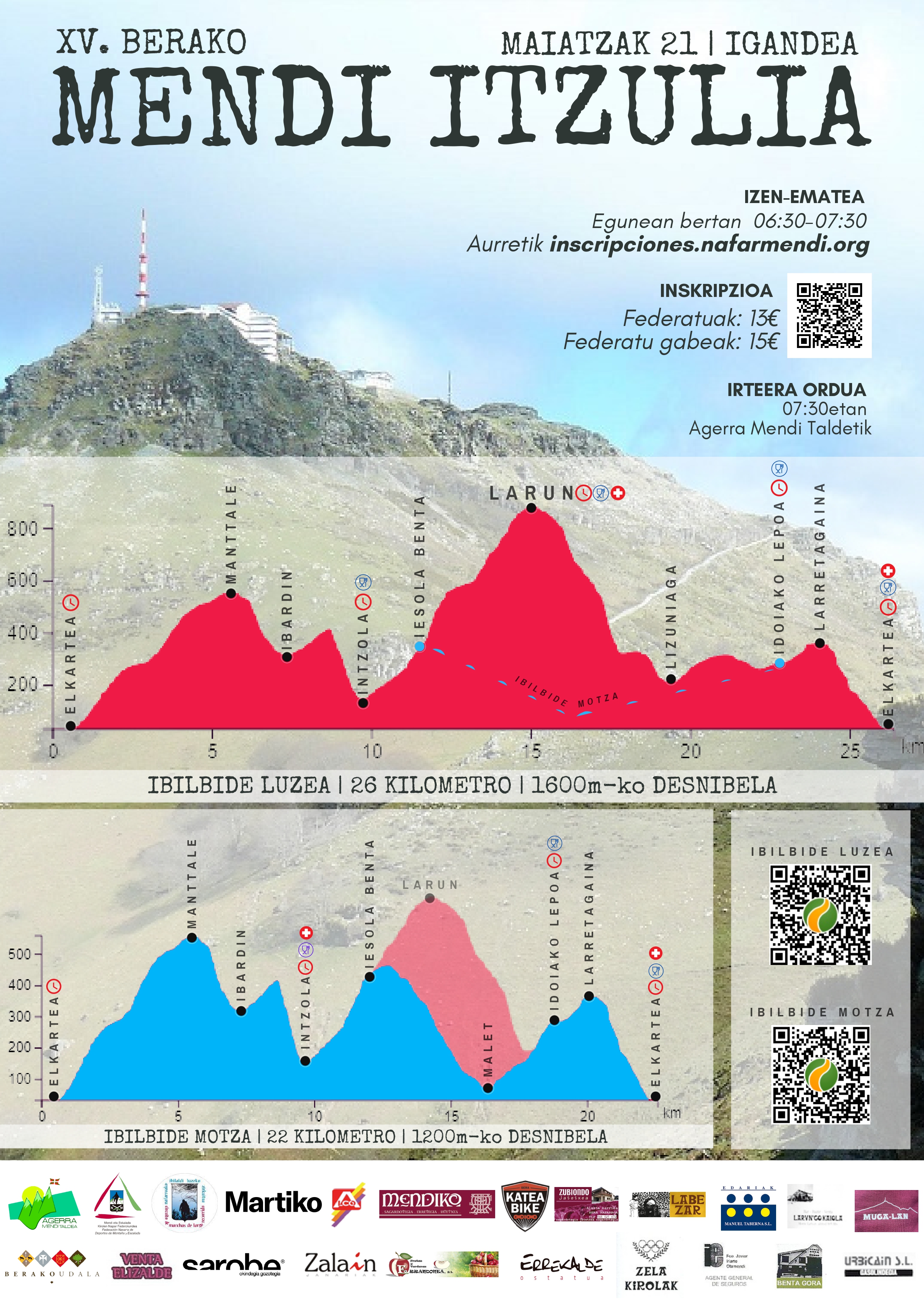 MARCHA DE MONTA&Ntilde;A BERAKO MENDI ITZULIA